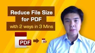 Reduce File Size for PDF in less than 3 mins