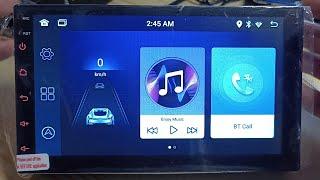 2DIN Radio Android 11 System 1G/16G - WIFI GPS RDS USB - Model: G-706TA - unboxing