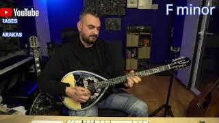 Bouzouki short phrases by George Tsakarakas ( F Minor 1 ) Tsakarakas_Bouzouki_Academy