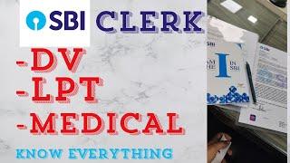 PROCESS AFTER SBI JA SELECTION || SBI CLERK DV MEDICAL LPT || SBI CLERK JOINING || #sbi #sbiclerk