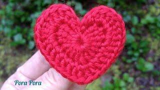 How To Crochet A Heart For Beginners I Valentines Crochet Gifts