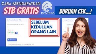 cara mendapatkan set top box gratis dari pemerintah I stb tv digital gratis