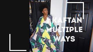 How to style: 1 Kaftan multiple ways ft. Sseko designs | Glitzandglambytiff