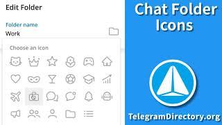 Telegram Marketing on Telegram Directory easy to globally Gain more Subscribers “Chat Folder Icons”