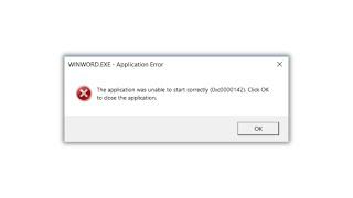 The application was unable to start correctly (0xc0000142) in Windows 11/10/8/7  | 2024