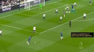 Romero Lukaku (play into the box vs Dier)