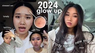 GLOW UP FOR 2024 *at home* (realistic)