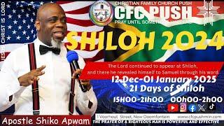 Day 19 of the 21 Days of Shiloh | Monday Afternoon Prayer | 30/12/2024 | Apostle Shiko Apwam