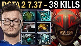 Bloodseeker Gameplay Miracle with 38 Kills and Gleipnir - Dota 2 7.37