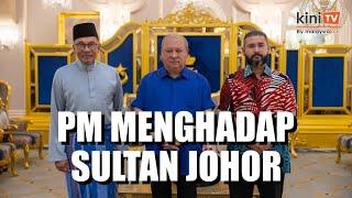 Anwar menghadap Sultan Ibrahim, kali pertama ke Johor sebagai PM