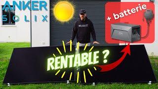 Kit solaires avec BATTERIE pour économiser de l'électricité , RENTABLE ? (Anker SOLIX Solarbank)