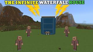 I MADE A WATER FALL HOUSE /@SHINZz.1/MINECRAFT