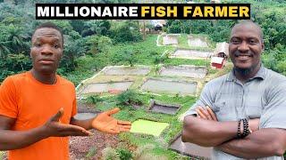 He Started Fish Farming in His backyard and Now Owns One of The Biggest In Africa