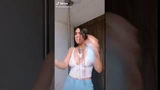 Girl doing tiktok nips see through blouse - Subscribe for more