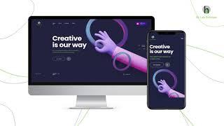 Creative Agency Website User Interface Design | User Experience Design