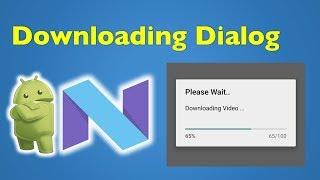 31 Android Material Design- Horizontal Progress Dialog in Android