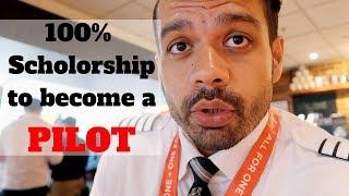 How to get 100% Scholarship for Pilot training ?‍️️