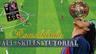 Ronaldinho All Skills Tutorial | efootball 2023 mobile | pes mobile#efootball #pesmobile#ronaldinho