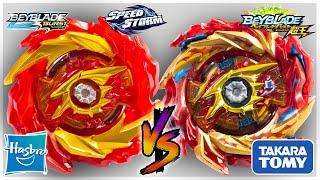 Hyperion FlameBringer H6 vs Hyperion Burn HASBRO VS TAKARA TOMY Beyblade Sparking Surge Battle