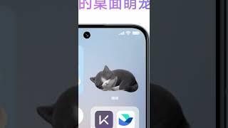 MIUI 14 Cute Pet Widget  | Super pet and Size Changeable Icons #shorts