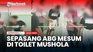 Astagfirullah, Kepergok M3sum di Toilet Mushola, Sepasang ABG di Pekalongan Digrebek Warga