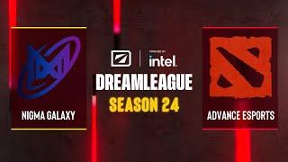 Dota2 - Nigma Galaxy vs Advance Esports - DreamLeague Season 24 - CQ - MESWA