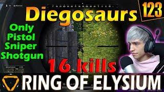 Diegosaurs | 16 kills | Pistol, Sniper, Shotgun only | ROE (Ring of Elysium) | G123