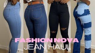 FASHION NOVA JEAN HAUL | Sizes 5 & 7 | Cyndiana Fit