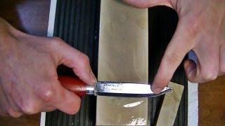 Заточка ножа  (финские спуски)