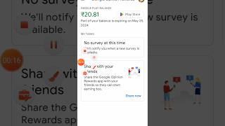 unlimited surveys tricks in Google opinion reward#shorts