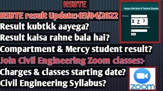 HSBTE result & classes update// HSBTE EXAM UPDATE// HSBTE exam 2022// HSBTE