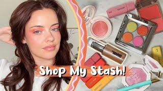 Shop My Stash + Trying The New Makeup by Mario Bronzing & Shaping Serum! 🩷 | Julia Adams