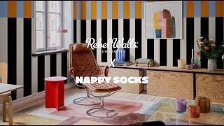 Rebel Walls x Happy Socks | A Playful and Colorful Wallpaper Collection