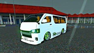 New Toyota Hiace Mod | Modified Toyota Hiace | How to Add Bussid Mod | Bus Simulator Indonesia