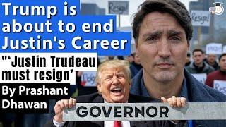 Trump is about to end Justin's Career | Huge Change in Canada will have a huge impact on India