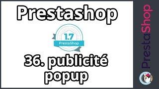 Tuto Prestashop 1.7 - Popup (ép. 36)