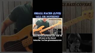 All or Nothing - Small Faces - FRANKS BASS COVERS #shorts