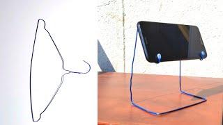 How to make phone stand with hanger.//