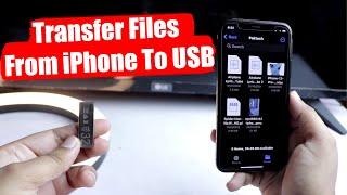 How To Use OTG On iPhone | And Transfer Files From iPhone To USB