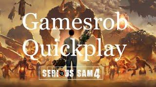 Serious sam 4 gameplay on Xbox game pass Gamesrob Quickplay