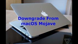 How to Downgrade from macOS Mojave to High Sierra/Sierra/Yosemite/El Capitan