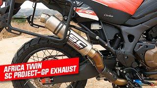 THIS EXHAUST SOUNDS INSANE! Africa Twin SC Project GP Full Exhaust