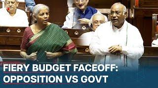 Watch: Nirmala Sitharaman Hits Back As Opposition Protests Against Budget in Parliament