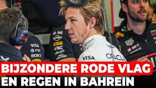 Bijzondere rode vlag en regen in Bahrein tijdens eerste testdag | GPFans News