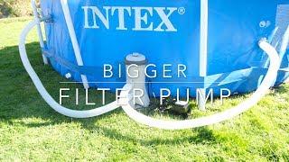 Bigger filter pump for my Intex pool