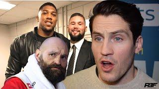 SHANE MCGUIGAN REACTS TO TONY BELLEW COMMENTS ON ANTHONY JOSHUA VS TYSON FURY, DUBOIS VS PARKER