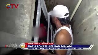 Razia Warung Remang-remang di Gresik, Petugas Temukan Miras di Tandon Air Bawah Tanah - BIP 17/12