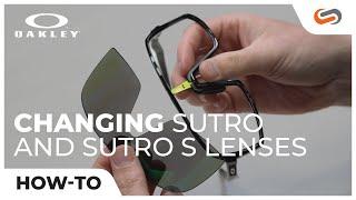 How to Interchange Oakley Sutro and Sutro S Lenses | SportRx