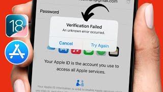 How to Fix Verification Failed An Unknown Error Occurred on iPhone iOS 18