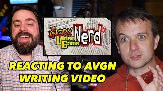 REACTION to "Writing AVGN Scripts" | Red Cow Arcade Clip